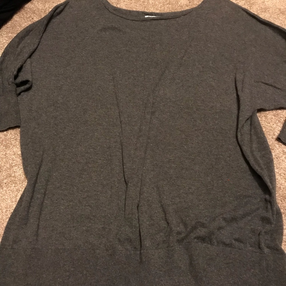 Gray Tunic/extra long shirt